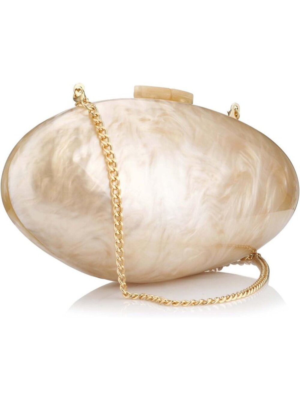 Womens Apricot Marble Clutch Purse For Elegant Banquet Evening Crossbody Bag
